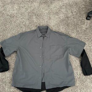 Zara Men's Grey Shirt